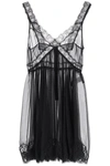 DOLCE & GABBANA DOLCE & GABBANA LACE SHEER SLIP DRESS