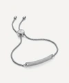 Monica Vinader Silver Havana Mini Chain Friendship Bracelet In Silver