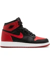 NIKE AIR JORDAN 1 RETRO HIGH OG BG "BANNED 2016" SNEAKERS