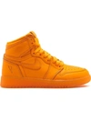 Nike Air Jordan 1 Retro Hi-top Sneakers In Yellow