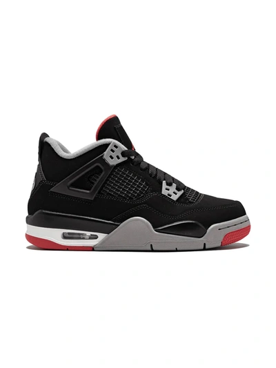 Nike Kids' Air Jordan 4 Retro运动鞋 In Black