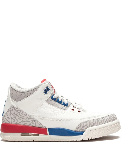 Nike Kids' Air Jordan 3 Retro Sneakers In White