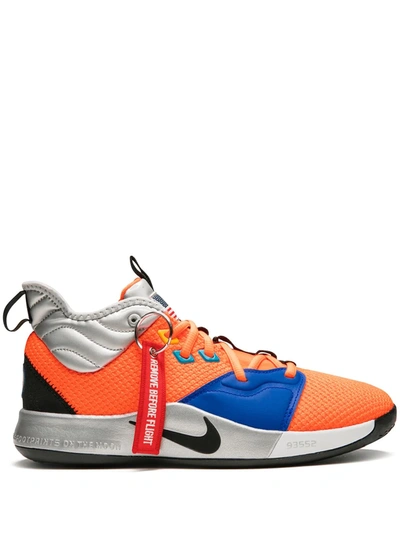 Nike Kids' Pg 3 "nasa" Sneakers In Orange