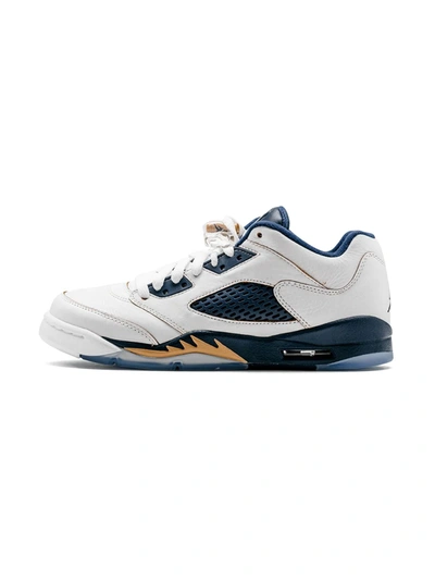 Nike Kids' Air Jordan 5 Retro Low Sneakers In White