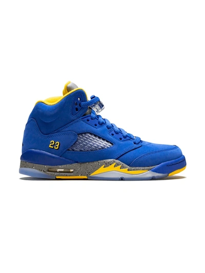 Nike Kids' Air Jordan Retro 5 V Trainers In Blue