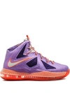 Nike Teen Lebron 10 Sneakers In Purple