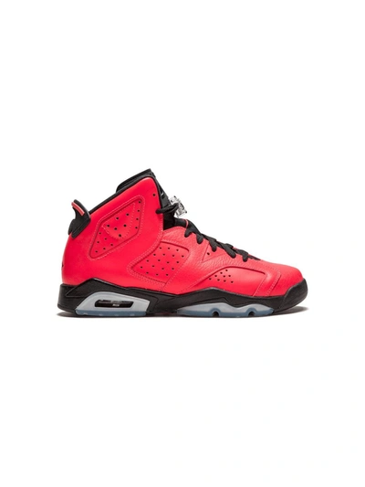 Nike Kids' Air Jordan 6 Retro Bg运动鞋 In Red