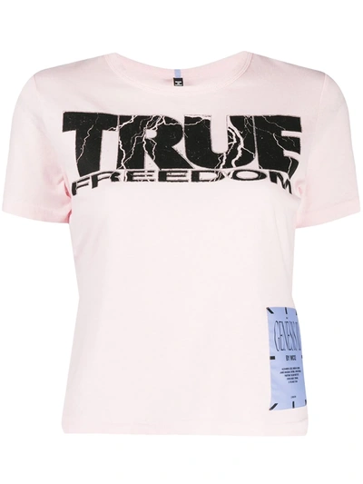 Mcq By Alexander Mcqueen True Freedom T-shirt In Pink