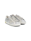 Golden Goose Deluxe Brand Superstar Glitter Sneakers Gyf00101.f000416 In Silver