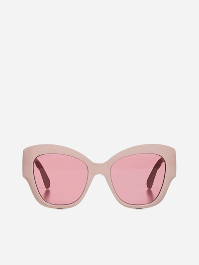 Gucci Double G-logo Cat-eye Sunglasses