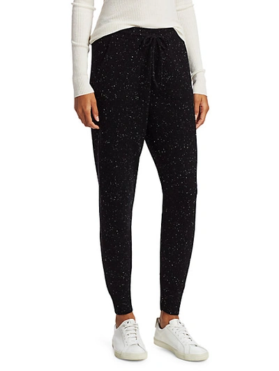 Theory Arleen Cashmere Jogging Pants In Black Multi