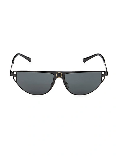 Versace Women's 57mm Half Moon Sunglasses In Black