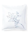 Ralph Lauren Sandra Embroidered Decorative Pillow, 18" X 18" Bedding In White