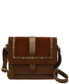 FOSSIL WOMEN'S KINLEY LEATHER CROSSBODY WITH SUEDE FLAP STUDS