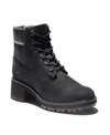 Timberland Women's Kinsley Waterproof Lug Sole Boots From Finish Line In Black