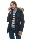 Woolrich W's Luxe Tulip Parka Coat Blue Polyester Woman In Blue