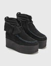 Palm Angels X Clarks Platform Wallacraft Boots In Black
