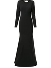 REBECCA VALLANCE LONG SLEEVED GOWN