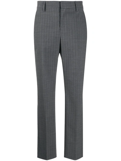 Mm6 Maison Margiela Straight-leg Tailored Trousers In Grey