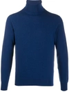 CRUCIANI ROLL-NECK CASHMERE JUMPER