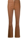 ARMA FLARED-LEG LEATHER TROUSERS