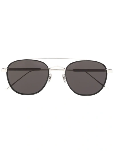 Cartier Metal Aviator Sunglasses In Gold