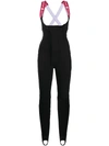 DSQUARED2 FITTED LOGO-TAPE JUMPSUIT