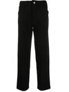BARRIE HIGH-WAISTED KNITTED TROUSERS