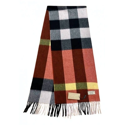 Pre-owned Burberry Multicolour Cashmere Scarf