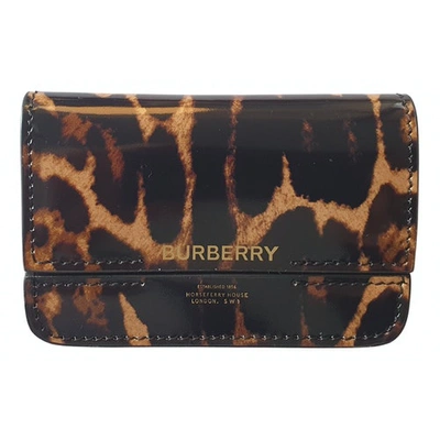 Pre-owned Burberry Black Leather Wallet