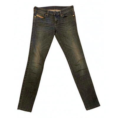 Pre-owned Diesel Slim Jeans In Blue