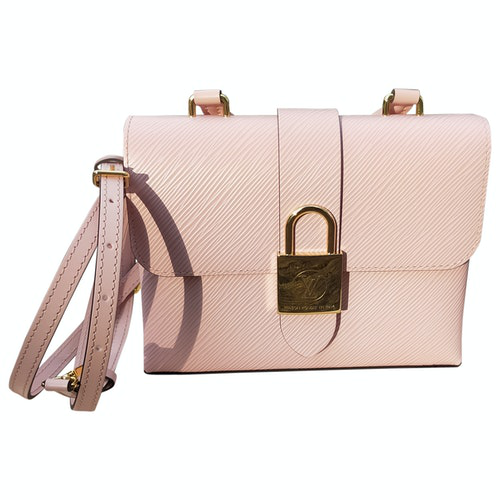 Pre-Owned Louis Vuitton Locky Bb Pink Leather Handbag | ModeSens