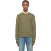 GUCCI GREEN WOOL SQUARE G SWEATER