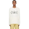 GUCCI OFF-WHITE THINK/THANK LONG SLEEVE T-SHIRT