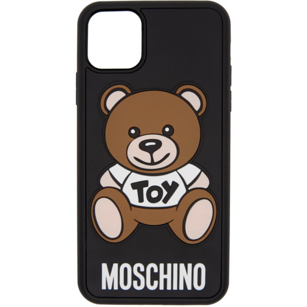 Moschino Teddy Bear Iphone 11 Pro Max Case In A1555 Black | ModeSens
