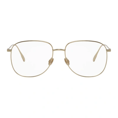 Dior Gold Stellaire08 Glasses In J5g Gold