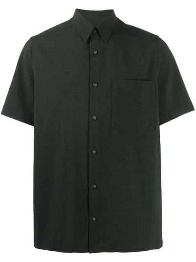 Nanushka Adam Short-sleeved Shirt In Green