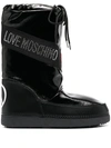 LOVE MOSCHINO rhinestone-embellished snow boots