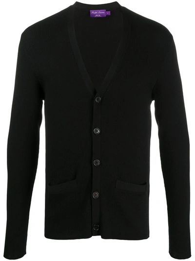 Ralph Lauren Button-down Cardigan In Black