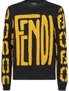 FENDI MAXI LOGO MOTIF SWEATER