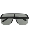 ALEXANDER MCQUEEN VISOR-FRAME SUNGLASSES