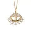 Ileana Makri Women's The Edit 18k Yellow Gold & Diamond Sleepy Eye Pendant Necklace