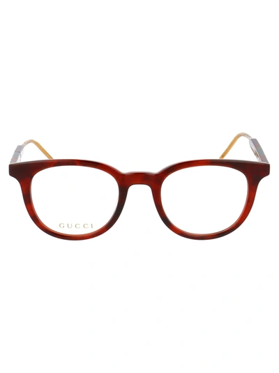 Gucci Gg0845o Glasses In Havana