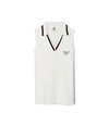TORY SPORT TORY BURCH RACQUET RIBBED-KNIT SLEEVELESS POLO,192485555271