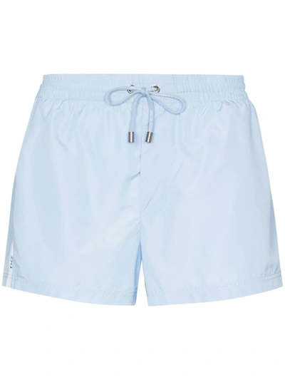 Dolce & Gabbana Drawstring Swim Shorts In Blue