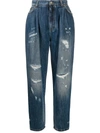 DOLCE & GABBANA JEANS MIT DISTRESSED-EFFEKT