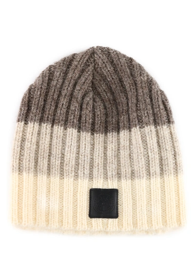 Canada Goose Striped Wool Hat In Printed