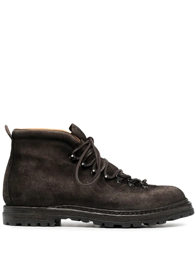 Officine Creative Artik 1 Ankle Boots In Brown