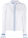 ISABEL MARANT ÉTOILE ROSIE EMBROIDERED BLOUSE