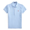 Ralph Lauren Slim Fit Stretch Polo Shirt In Carolina Blue